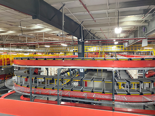 環(huán)形交叉帶分揀機系統 環(huán)形交叉帶分揀機系統